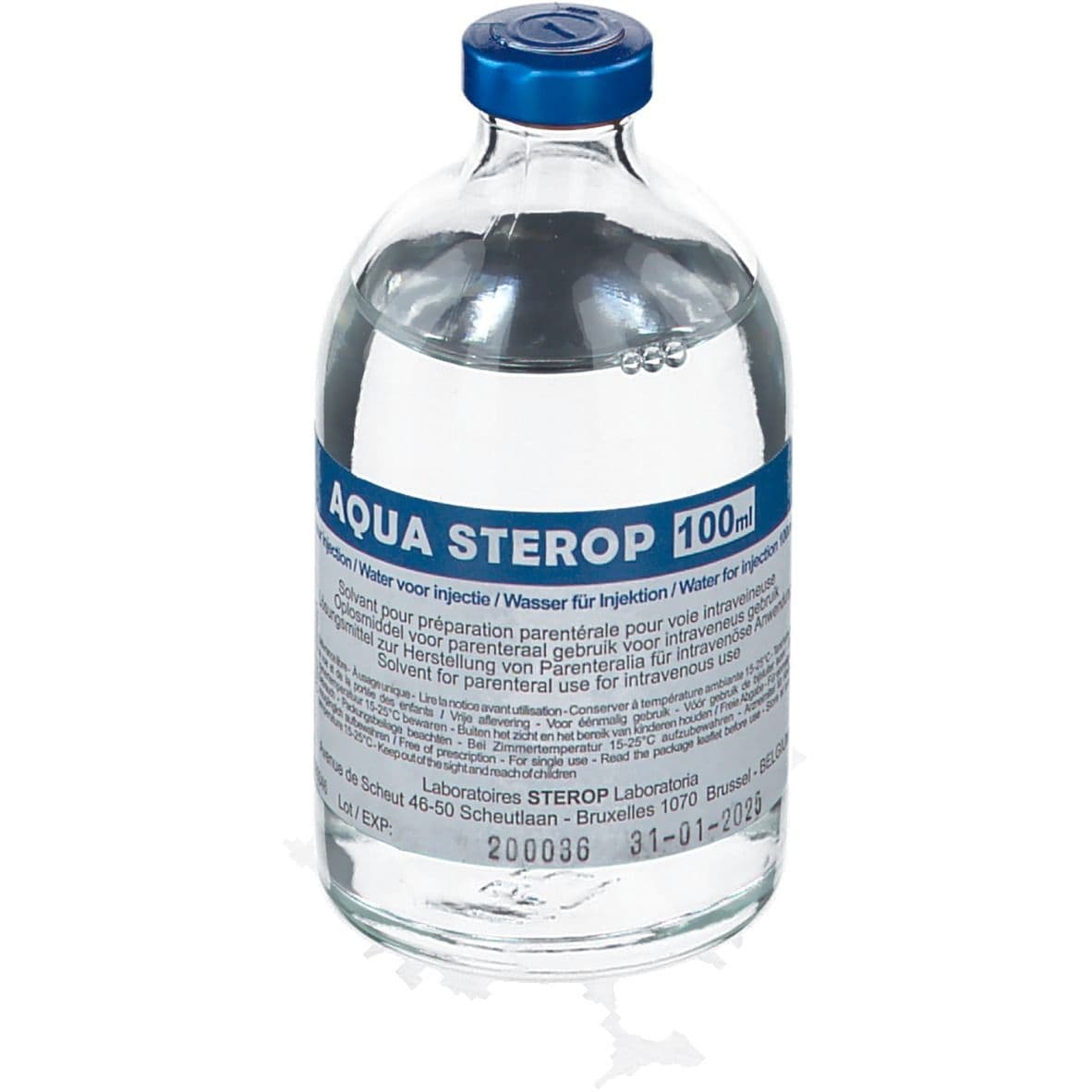 Aqua Sterop Oplosmiddel voor Parentaal Gebruik