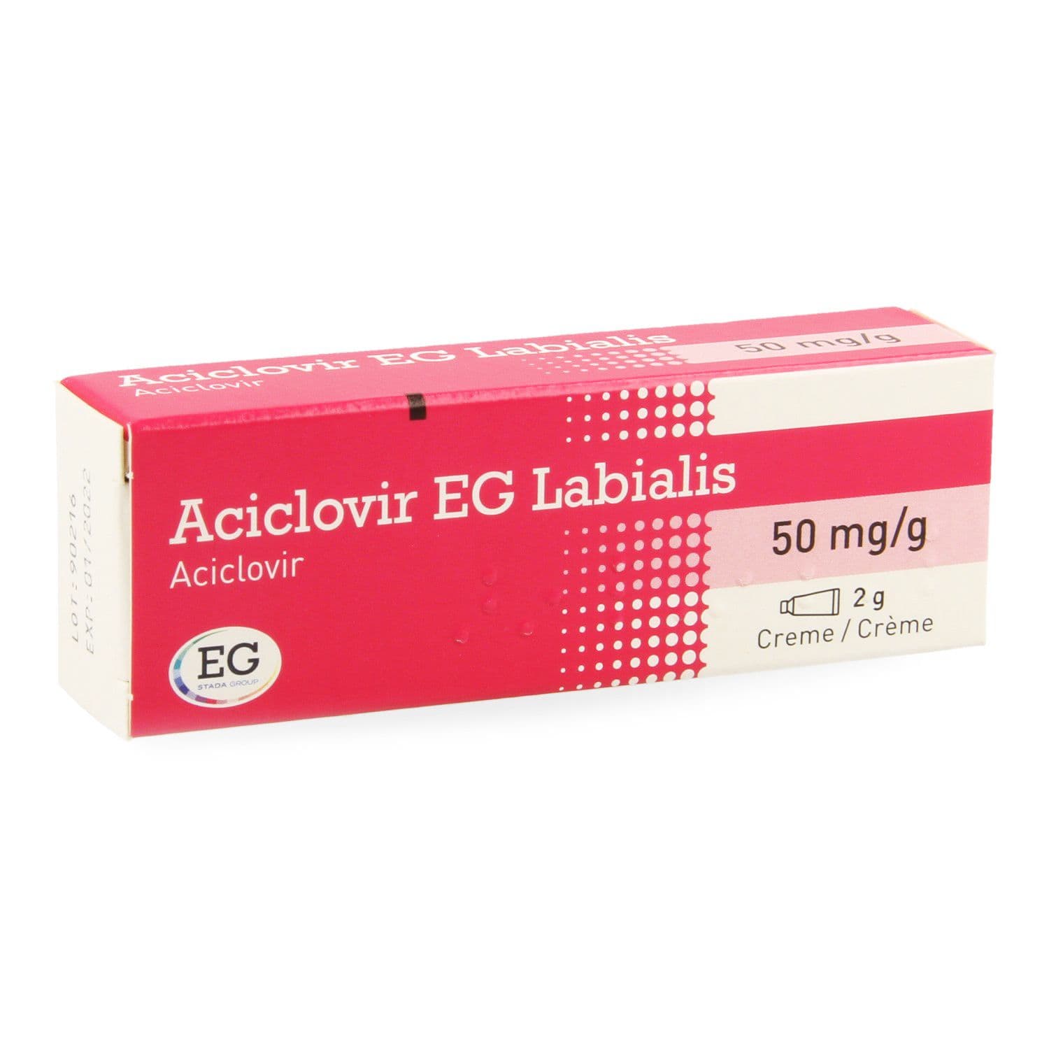 Aciclovir EG Labialis 50 mg/g | Koortsblaasjes