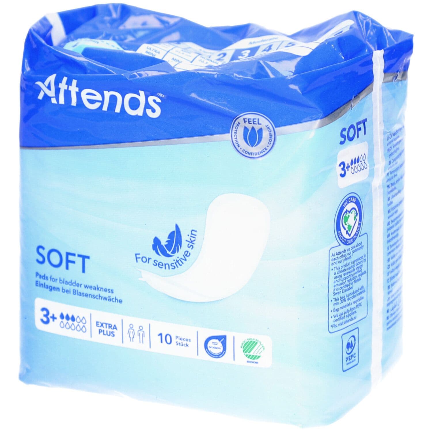 Attends® Soft 3 Extra Plus Inleg Anatom.