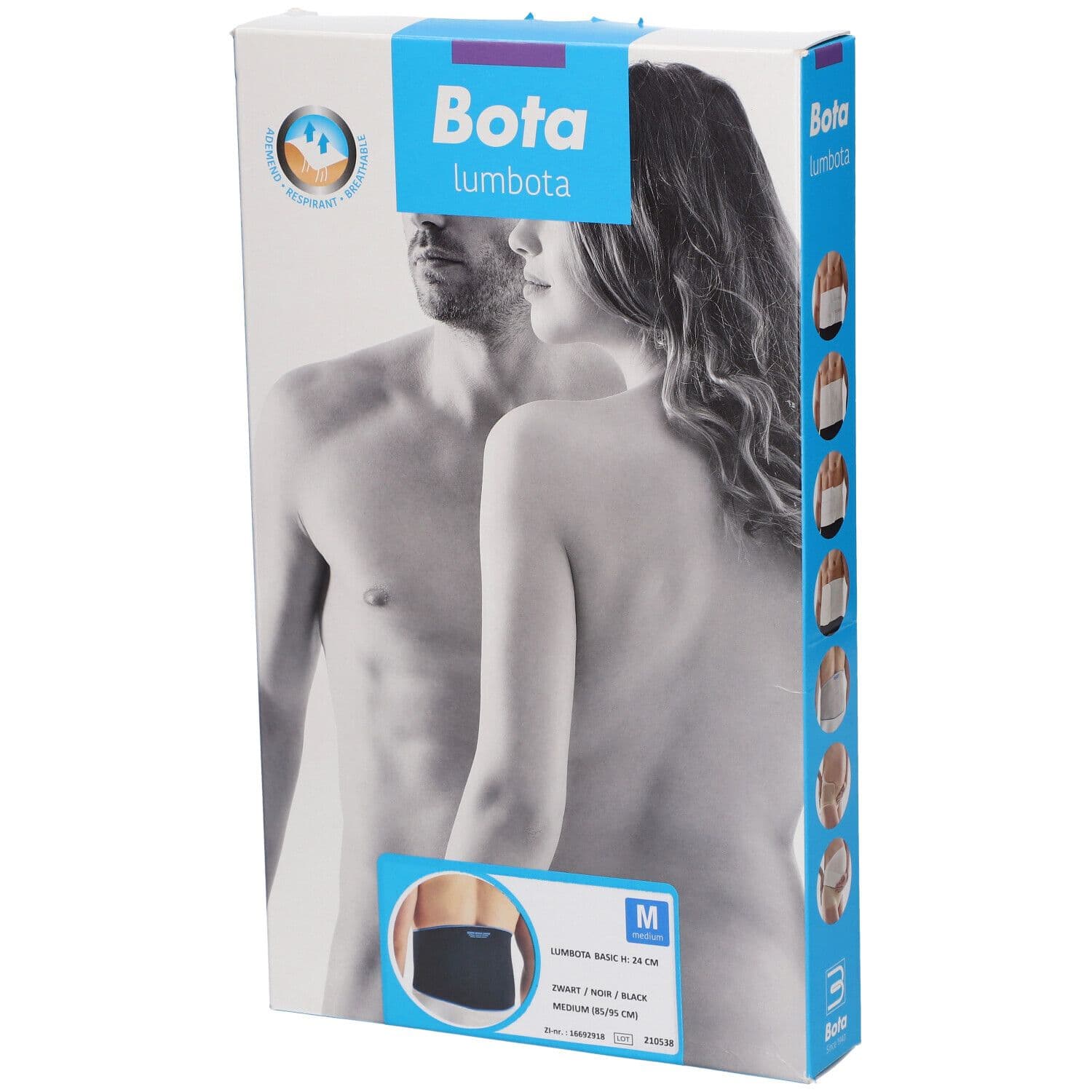 Bota Lumbota Basic Hoogte 24 Zwart Medium