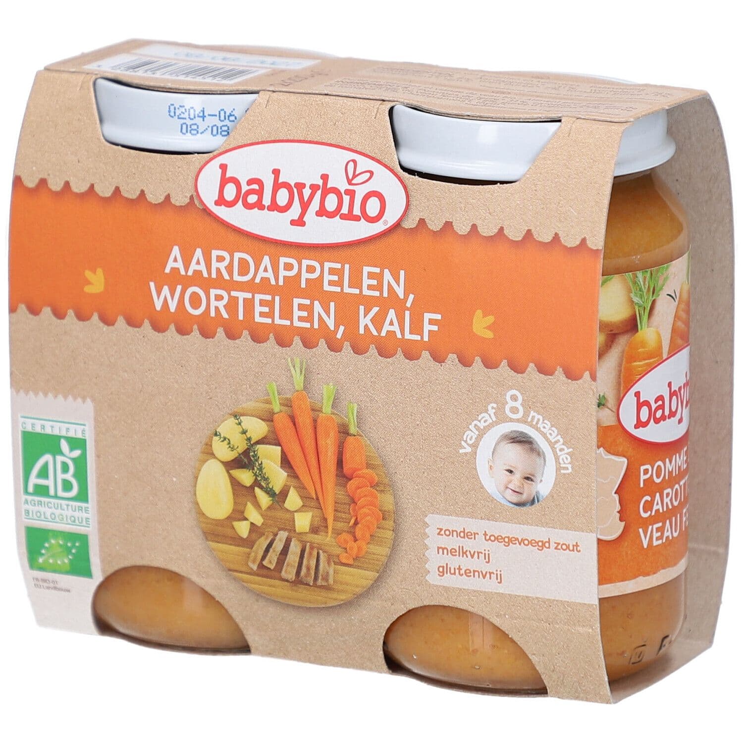Babybio Bipack Groenten-Kalf