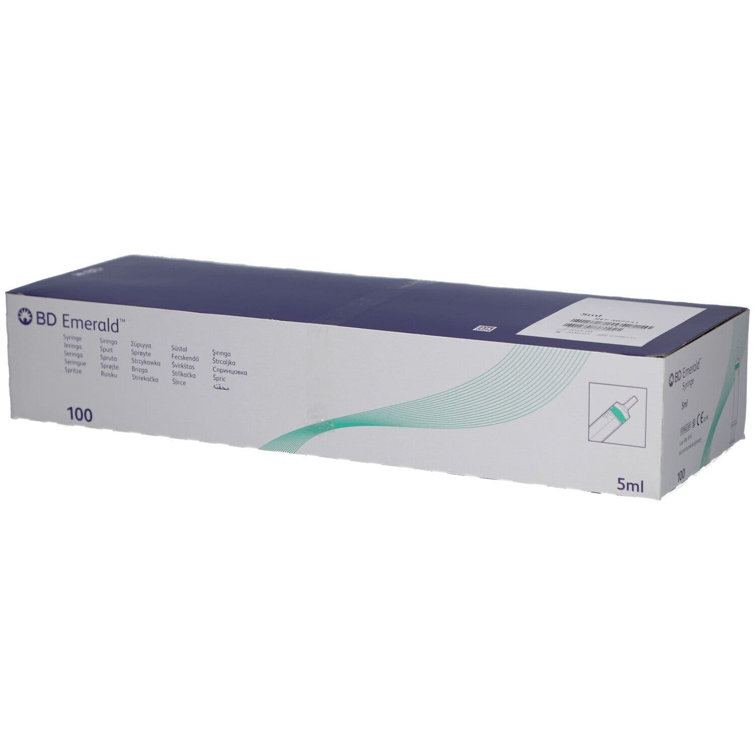 BD Emerald Wegwerpspuit Zonder Naald 5ml Luer