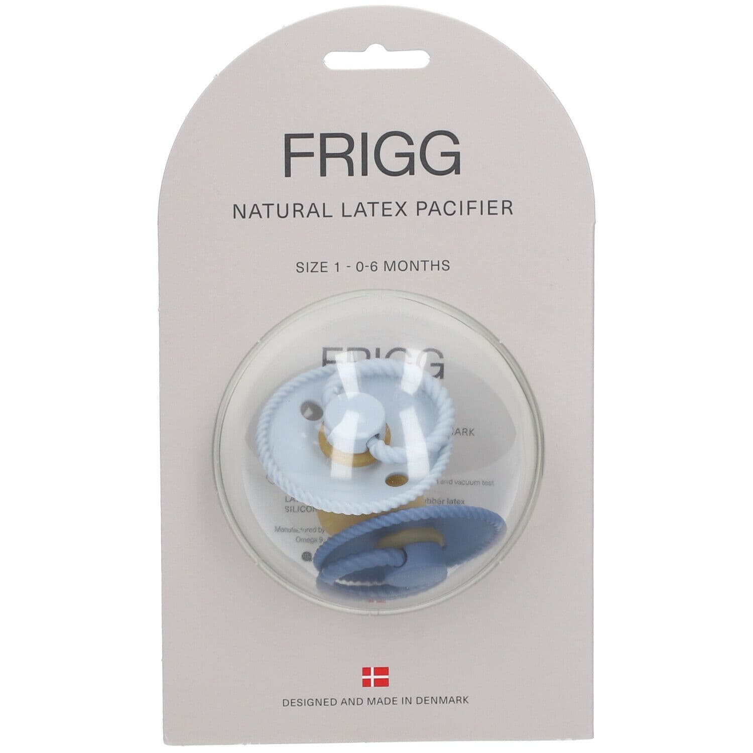 FRIGG Fopspeen Rope Ocean - Blue 0-6 Maanden