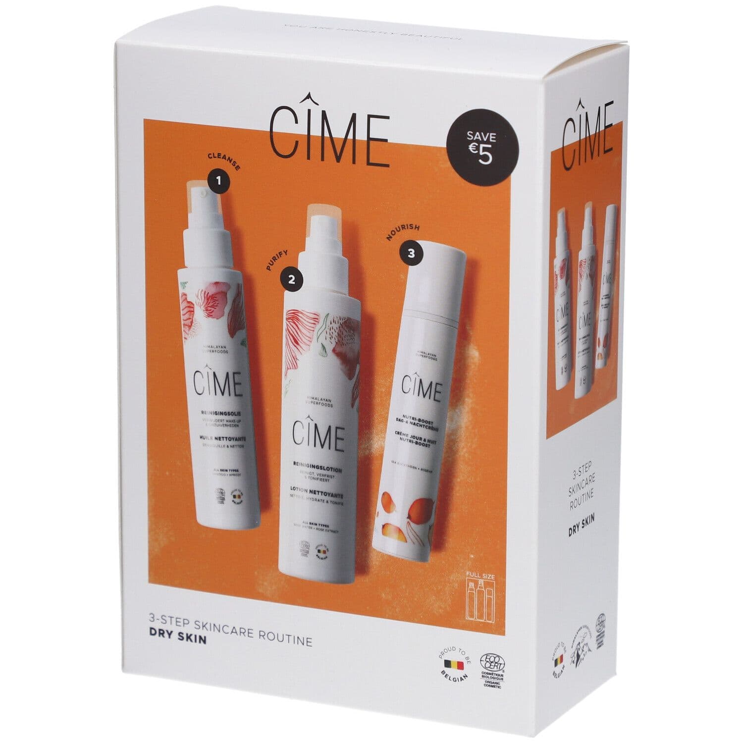 Cîme huidverzorgingsroutine - droge huid