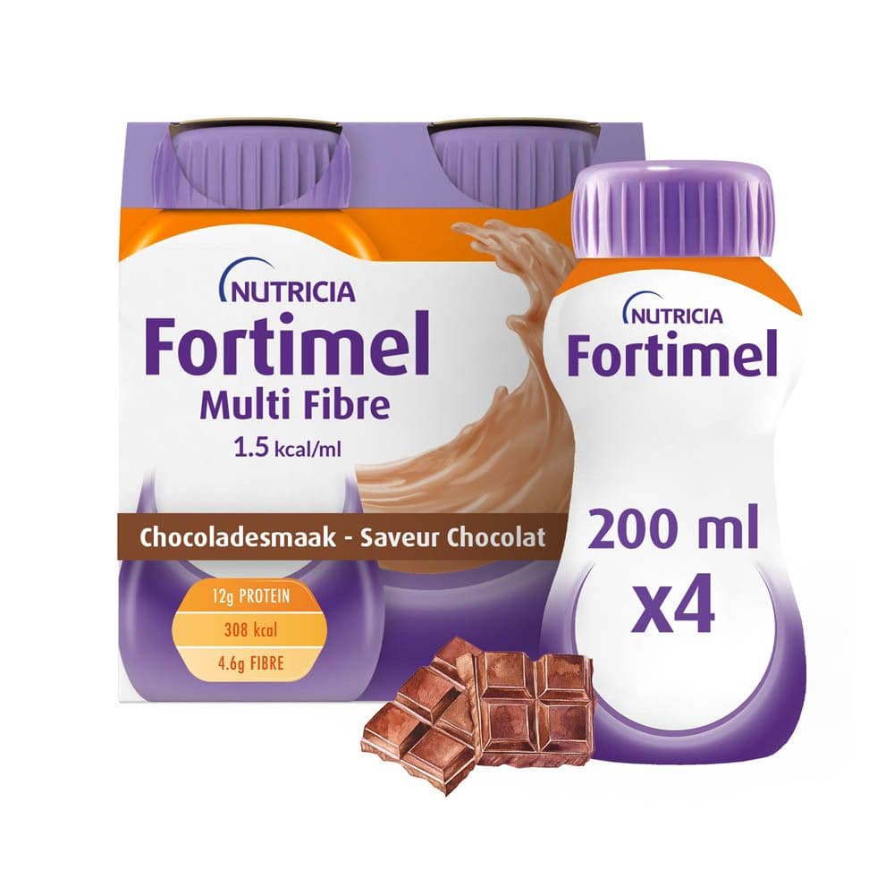 Fortimel Multi Fiber 1.5kcal | Chocolade | Voedingssupplement Ondervoeding