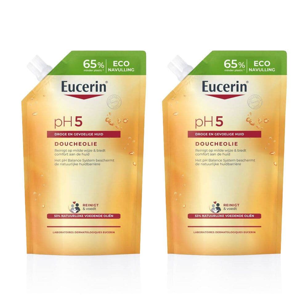 Eucerin pH5 Doucheolie Droge en Gevoelige Huid Navulling DUO