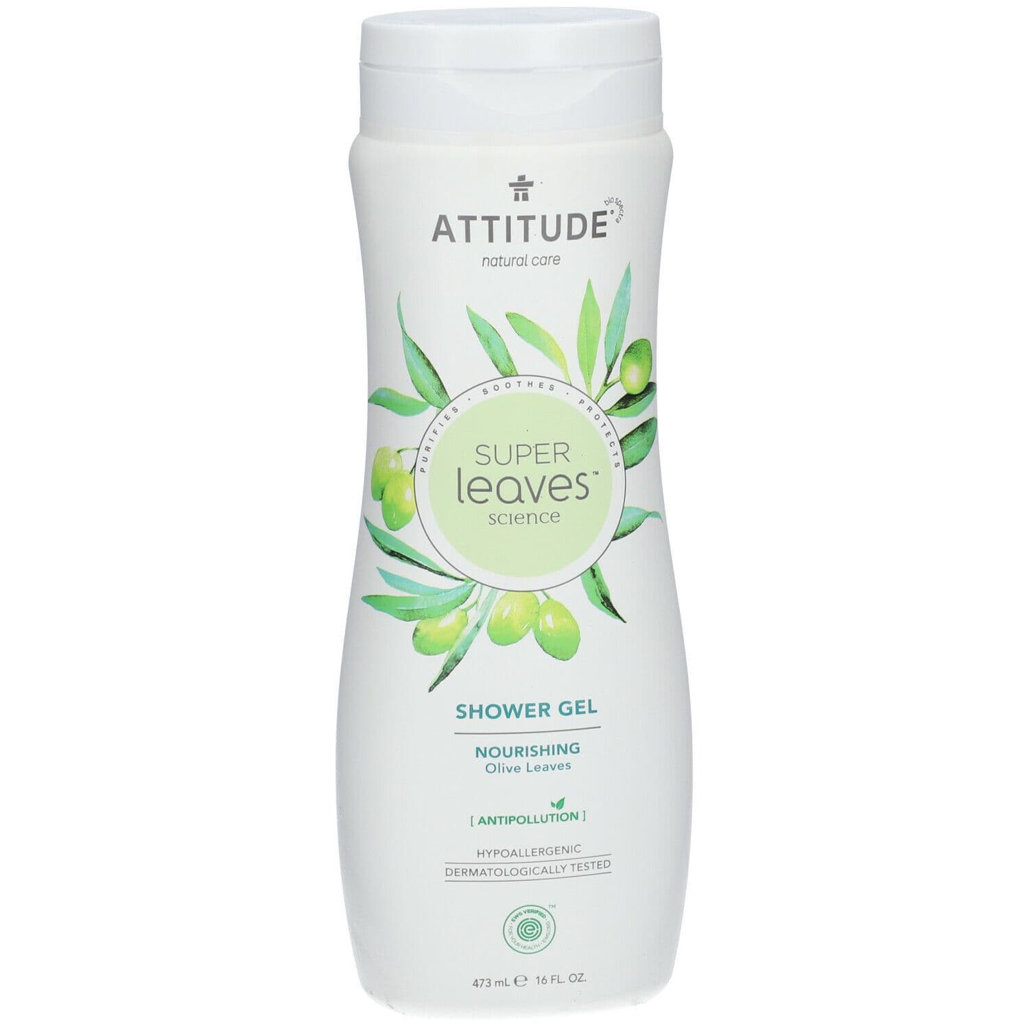 Attitude Super Leaves Natural Voedende Douchegel