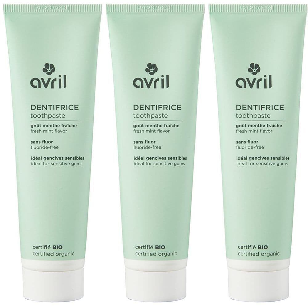 AVRIL Tandpasta Fluoridevrij - Pepermunt