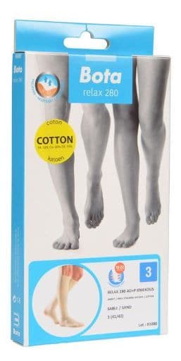 Bota Relax 280 Katoen Kniekous Zand N3