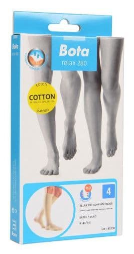 Bota Relax 280 Katoen Kniekous Zand N4