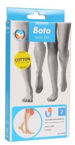 Bota Relax 280 Katoen Kniekous Zand N2