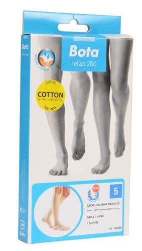 Bota Relax 280 Katoen Kniekous Zand N5
