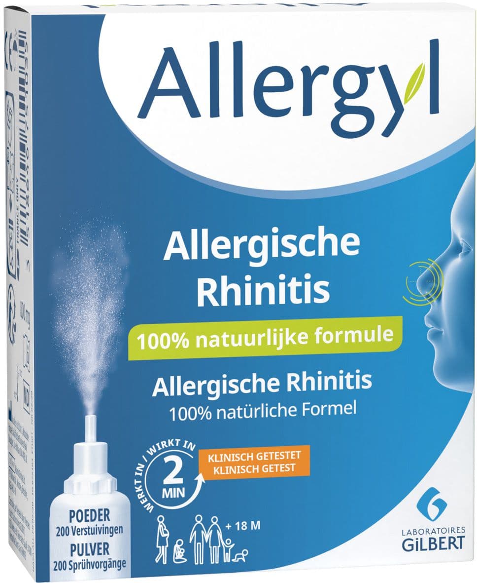 Gilbert Allergyl Spray Bescherming Rinitis Allergie 800 g