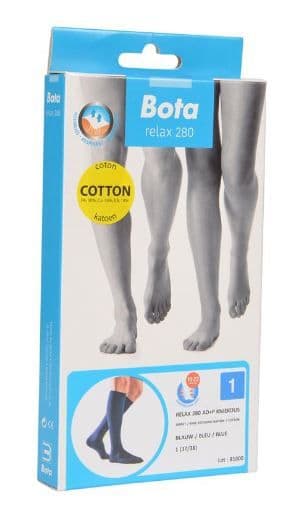 Bota Relax 280 Katoen Kniekous Blauw N1