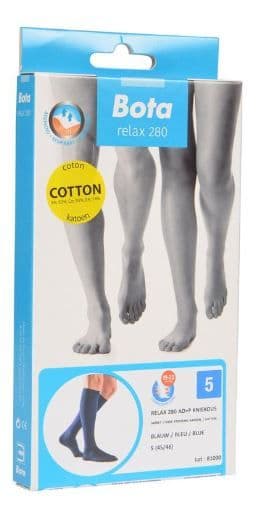 Bota Relax 280 Katoen Kniekous Blauw N5