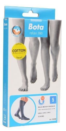 Bota Relax 280 Katoen Kniekous Grijs N5