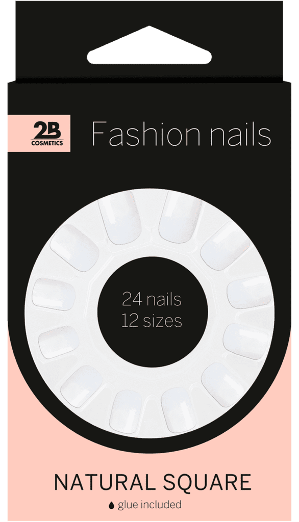 2B Nails Natural Square