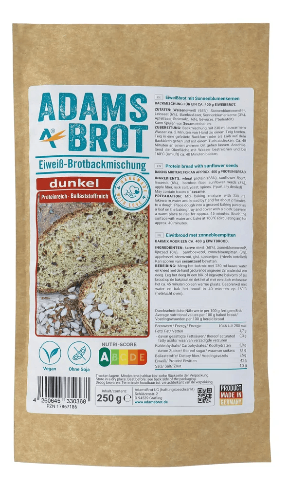 Adams Brot Broodmix Dunkel