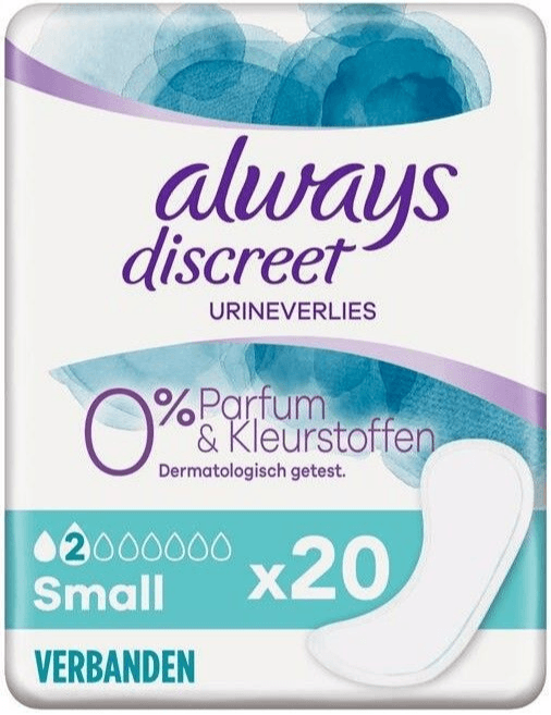 Always Discreet Small 0% Parfum & Kleurstoffen