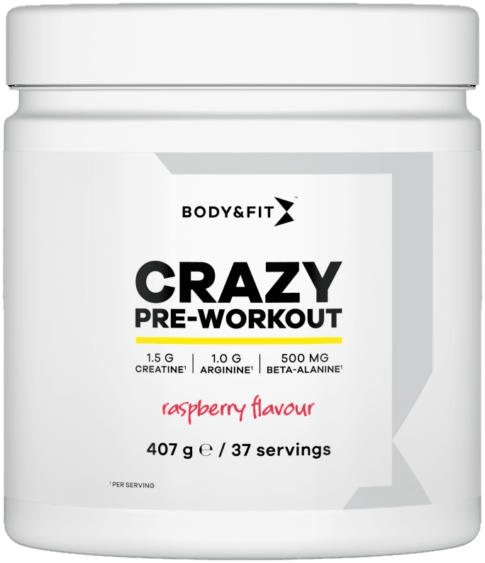Body & Fit Crazy Pre-Workout Frambozen