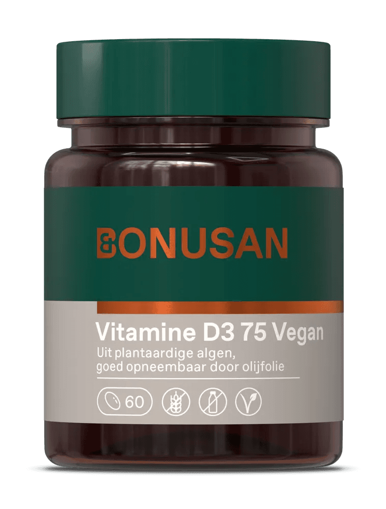 Bonusan Vitamine D3 75mcg Vegan Softgels