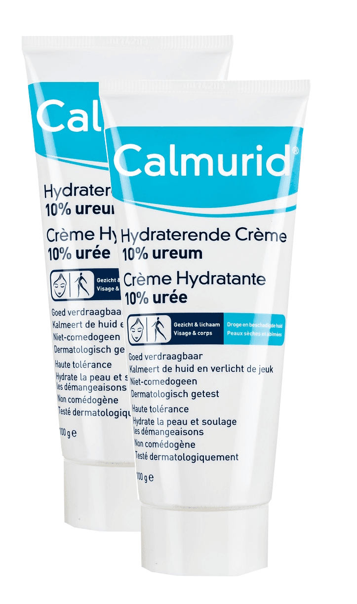 Calmurid Hydraterende Crème 10% Ureum Duoverpakking