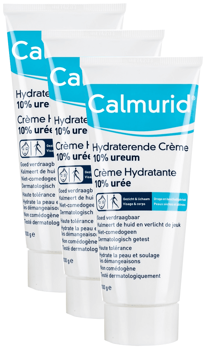 Calmurid Hydraterende Crème 10% Ureum - Multiverpakking