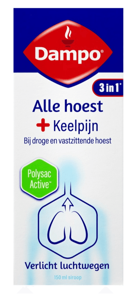 Dampo Alle Hoest + Keelpijn Siroop