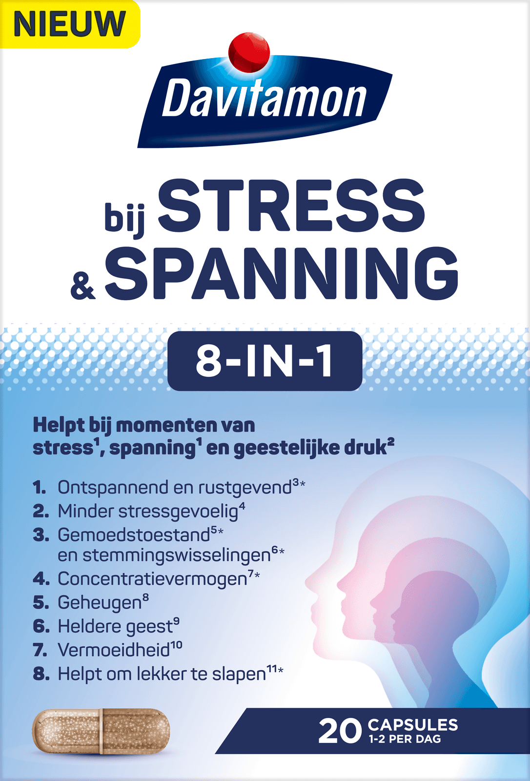 Davitamon Stress & Spanning 8-in-1 Capsules