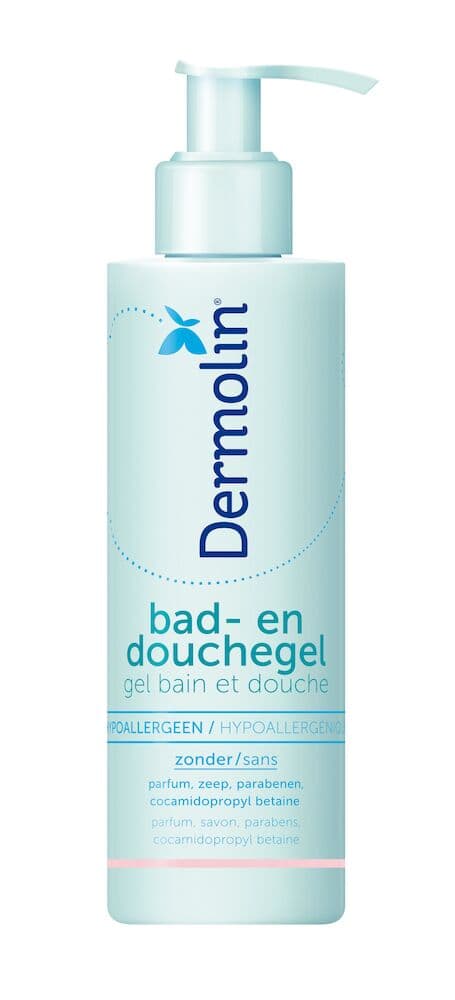 Dermolin Bad- En Douchegel Fles 200ml