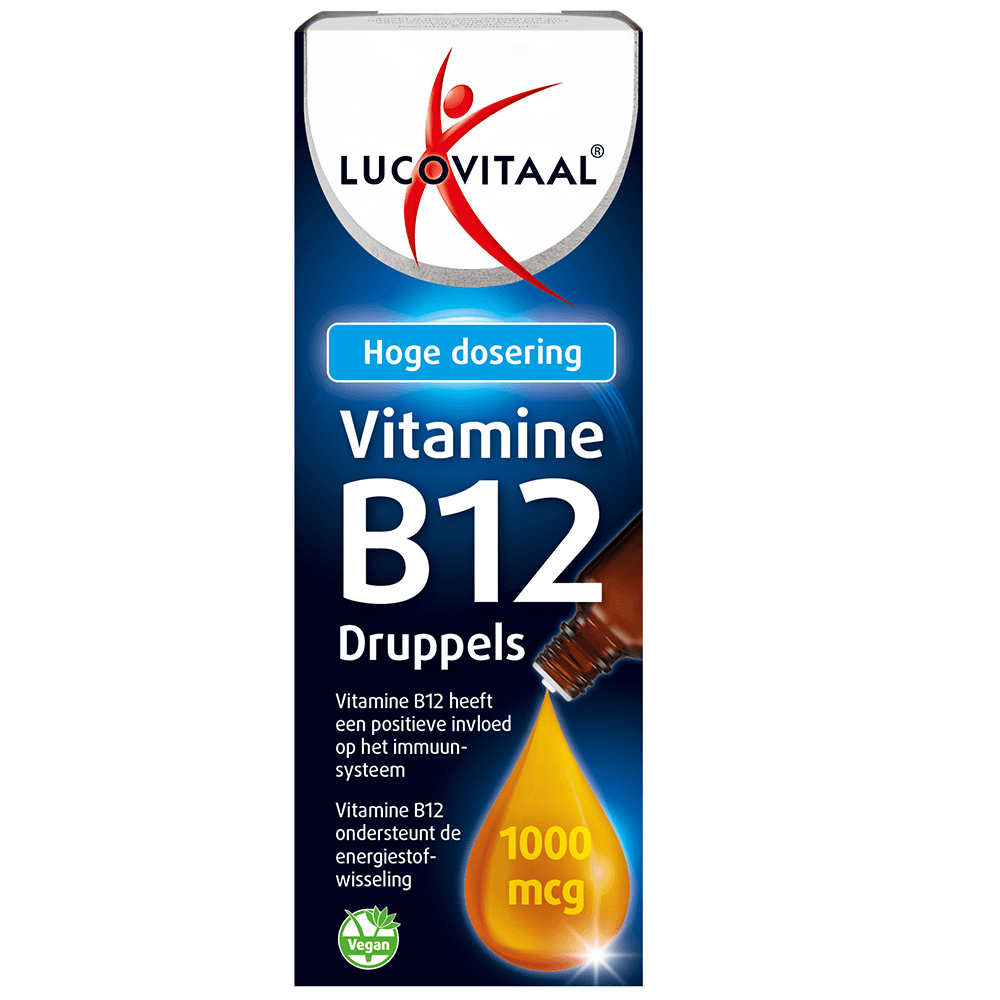 Lucovitaal Vitamine B12 1000mg Kersensmaak 180 Kauwtabletten