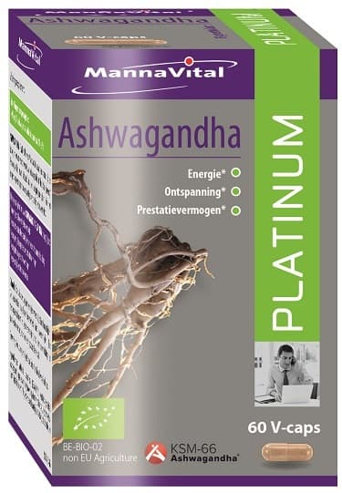 MannaVital Ashwagandha Platinum Vegacaps 60st