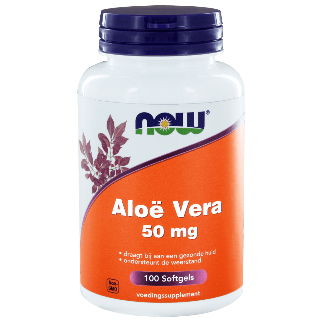 NOW Aloë Vera 50 mg Softgels