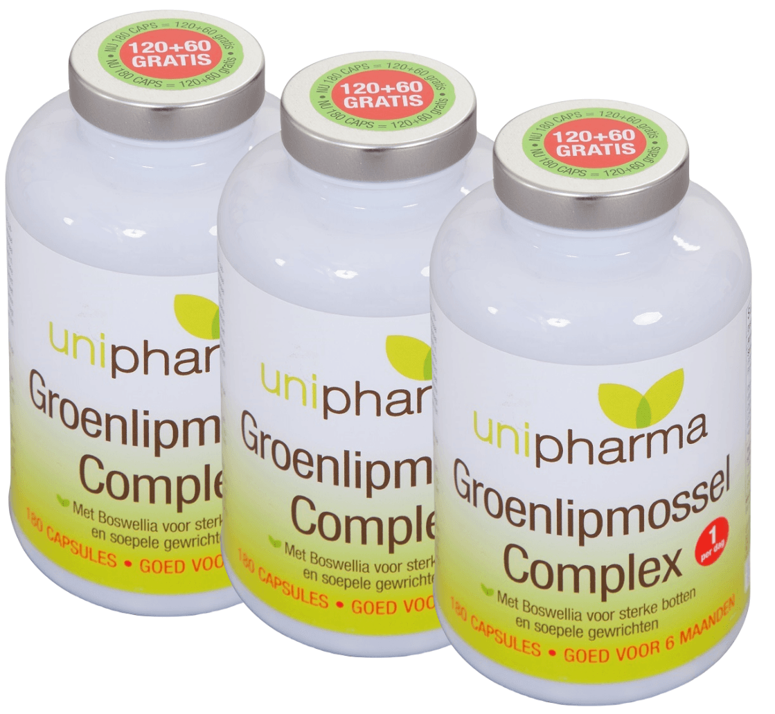 Unipharma Groenlipmossel Complex Capsules Multipack