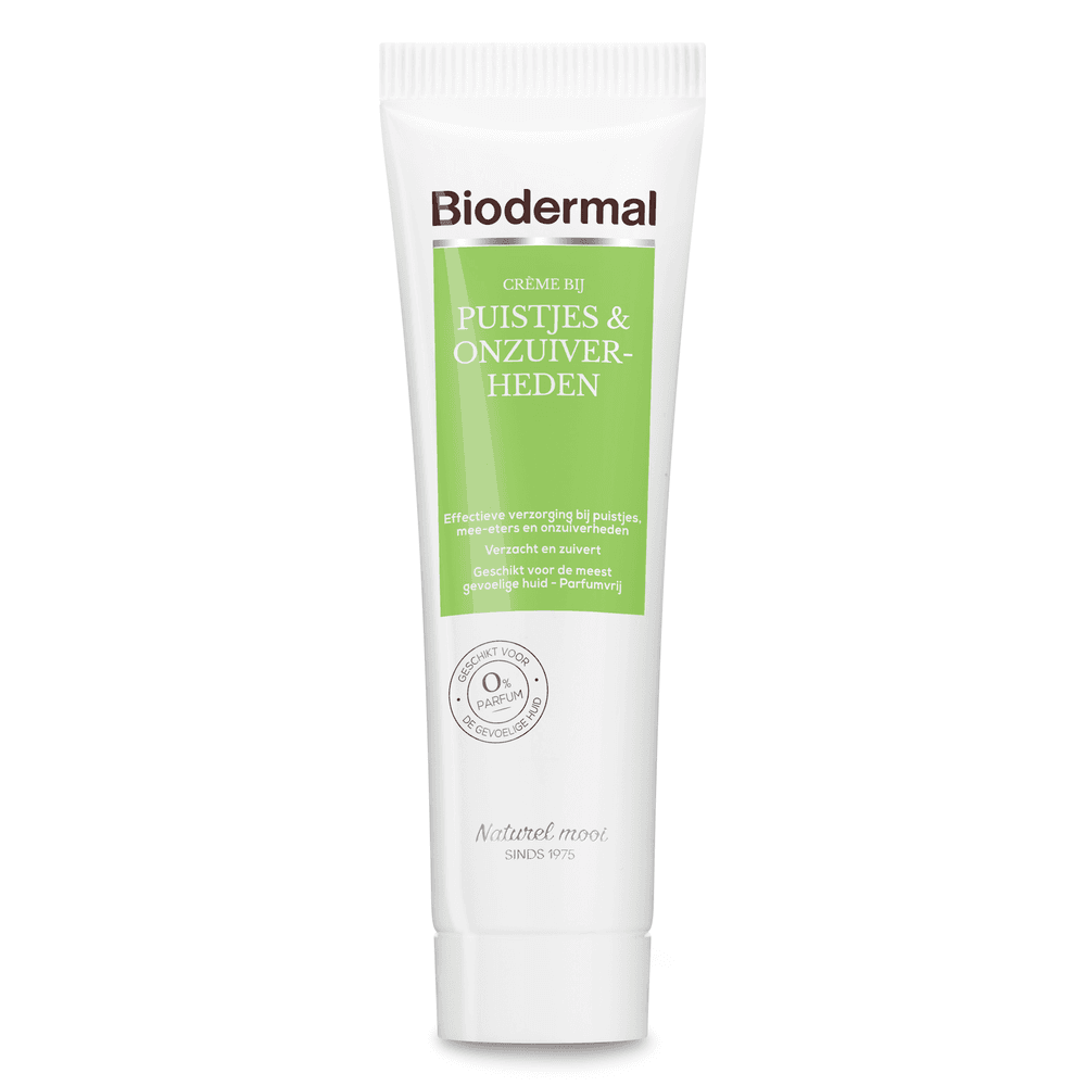 Biodermal Crème bij Puistjes & Onzuiverheden