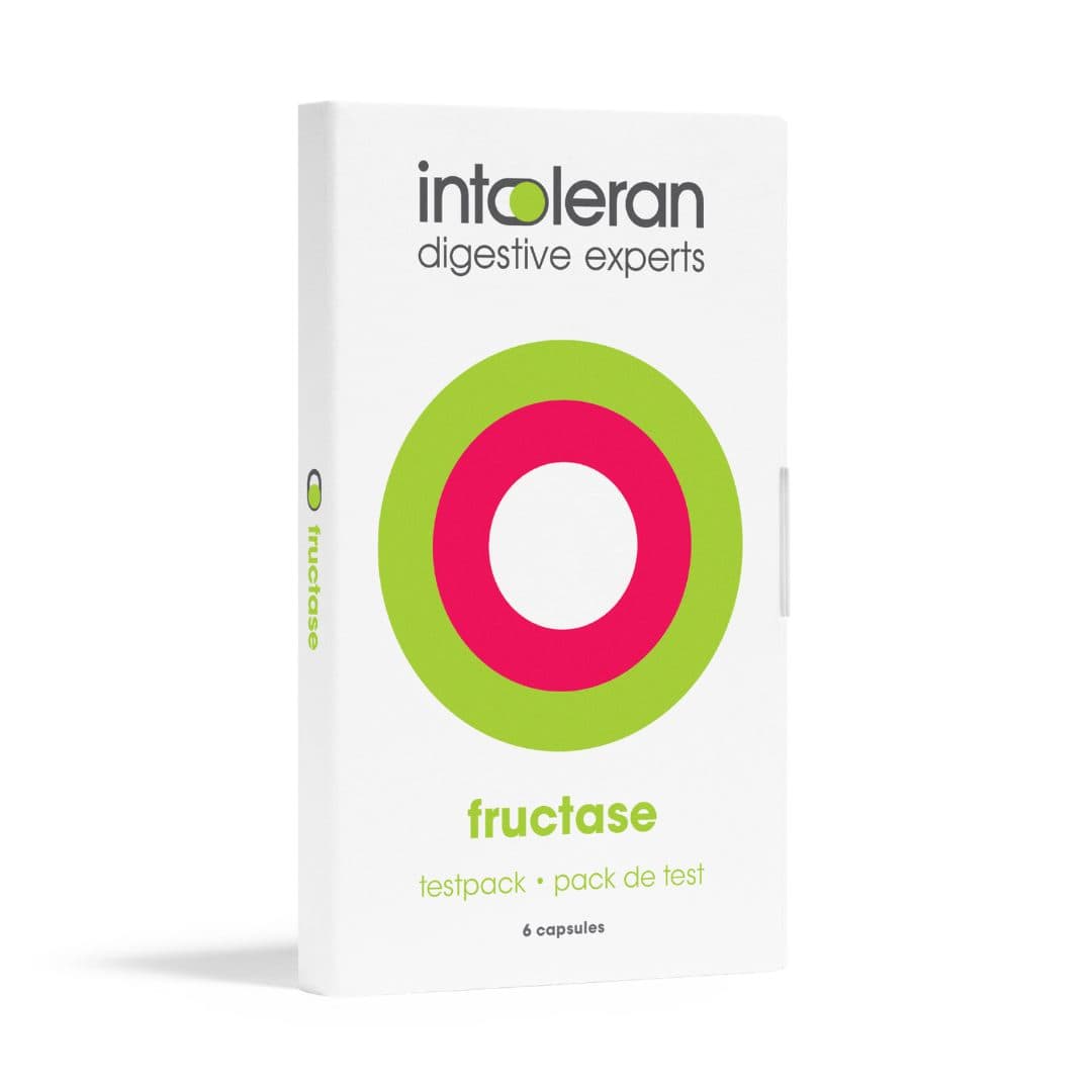 Fructase - Testpack 6 Capsules | Helpt bij vertering van Fructose | Bevat spijsverteringenzym Xylose Isomerase | Low FODMAP & Vegan | Intoleran