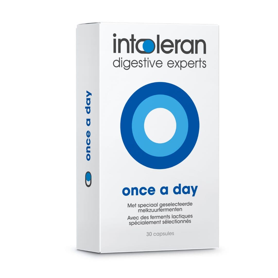 Once a Day - 30 Capsules | Lactose Intolerantie | 1 capsule per dag | Probiotica | 6 probioticastammen met 10 miljard levende bacteriën