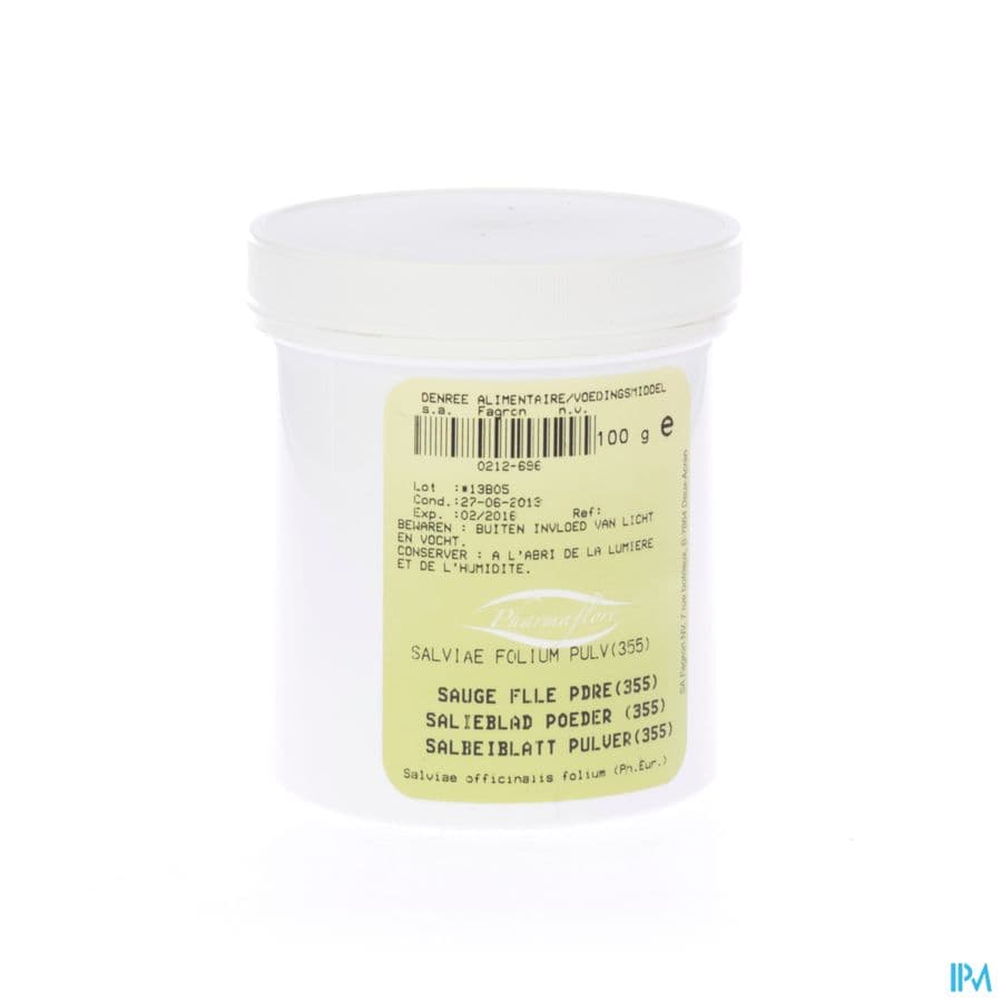 Sauge Officinale Feuille Pdr 100g Fag