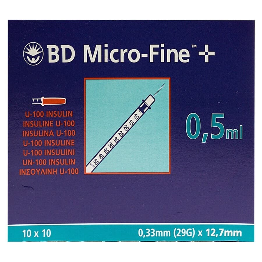 Microfine Ins.spuit 0,5ml 29g 12,7mm100 324824