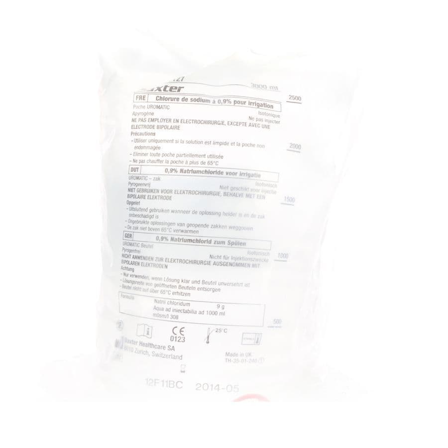 Bx Pl Uromatic Nacl 0,9% 3l