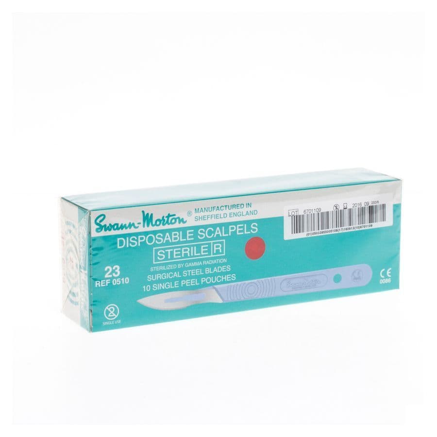 Scalpel S.m Disposable Sterile Nr23 10