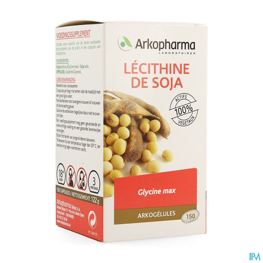 Arkogelules Lecithin Soja Vegetal 150