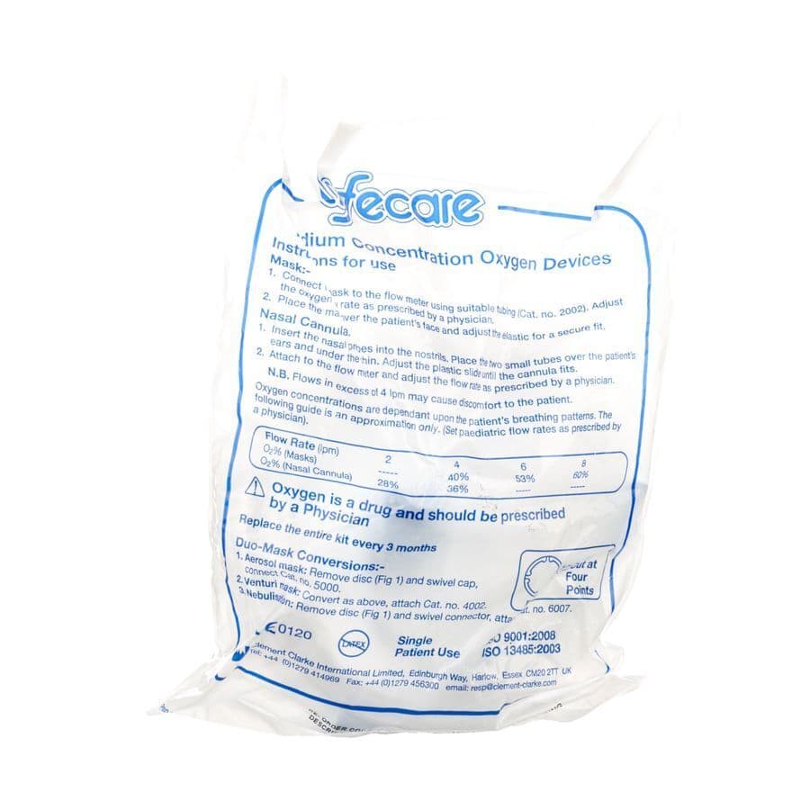 Lifecare Masque Oxygene Ad + Tuyau 2011