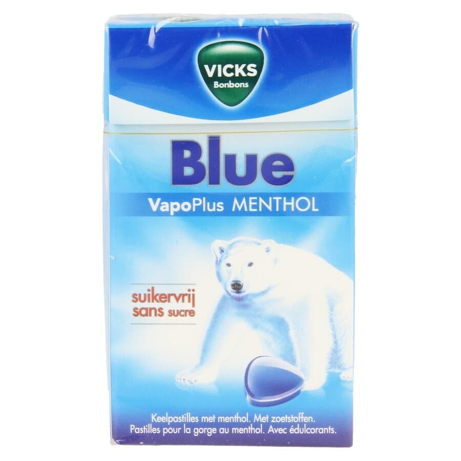 Vicks Blue Box Menthol Suikervrij