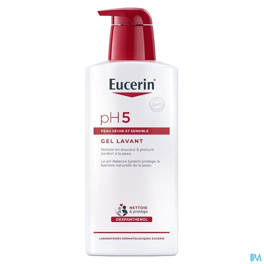 Eucerin PH5 Gel Lavant Peau Sèche Et Sensible Avec Pompe 400ml