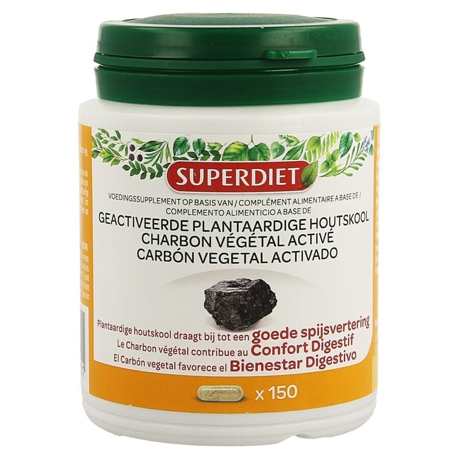 Superdiet Charbon Vegetal Active Caps 150