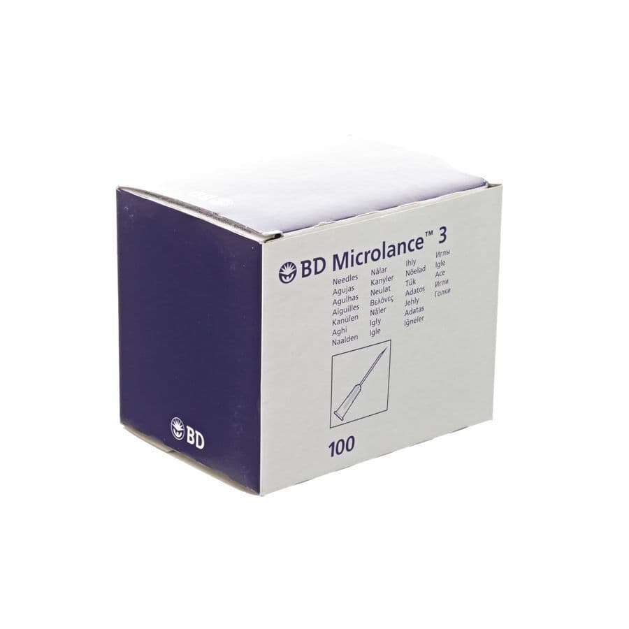 Bd Microlance 3 Aig. 25g 1 Rb 0,5x25mm Orange 100