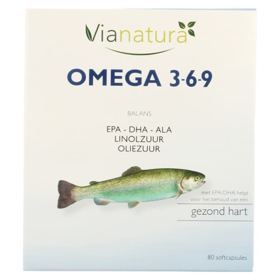 Via Natura Omega 3-6-9 Large Softcaps 80