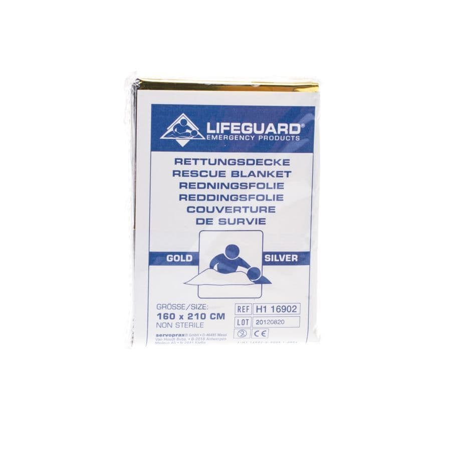 Couverture Sauvetage Aluminium 160cmx220cm Vf-med