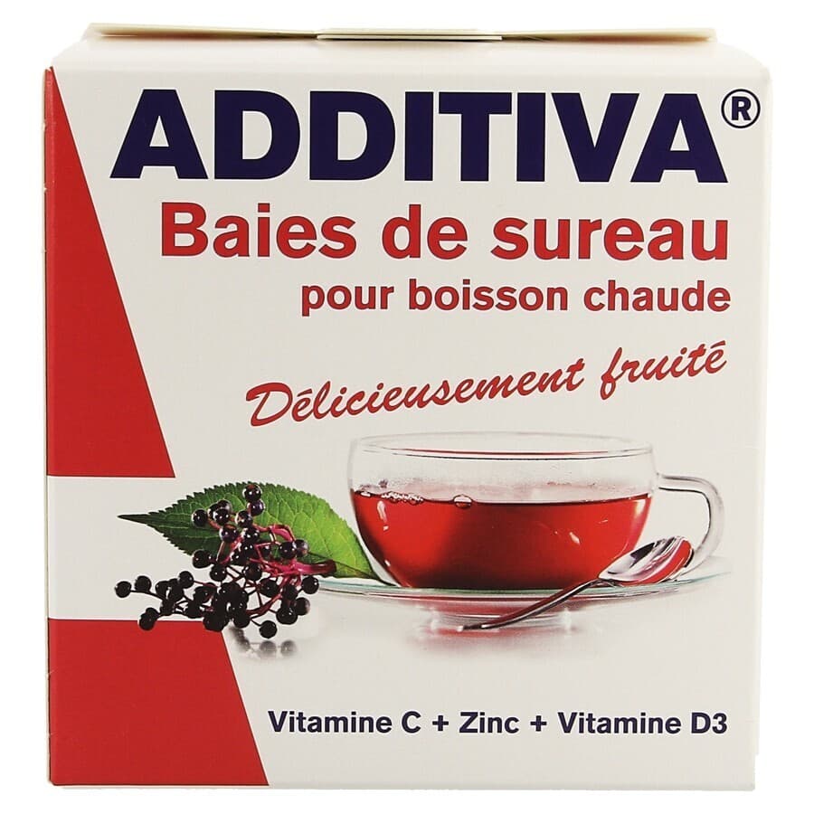 Additiva Baies Sureau Pour Boisson Chaude Sach 10